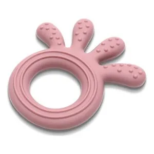 Lorelli Silikonska Glodalica Za Bebe Octopus Natural - Deep Pink