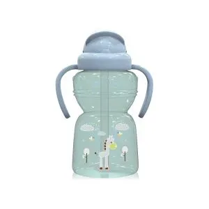 Lorelli Sportska Flašica Sa Slamčicom 12+ Animals Sa Ručicama Mint Green