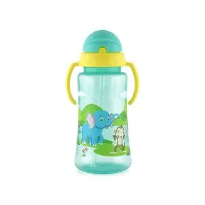Lorelli Sportska Šolja 300Ml Sa Slamčicom I Ručkama - Green