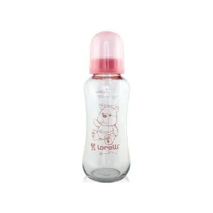 Lorelli Staklena Flašica 240Ml (6M+) - Blush Pink
