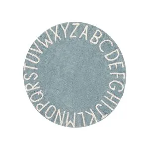 Lorena Canals Tepih Abc Natural-Vintage Blue
