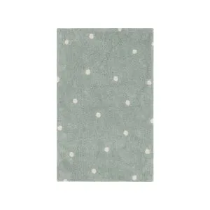 Lorena Canals Tepih Mini Dot Blue Sage