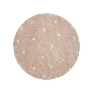 Lorena Canals Tepih Okrugli Mini Dot Rose