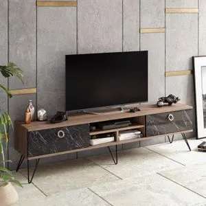 Lorenz Walnut
Black TV Stand