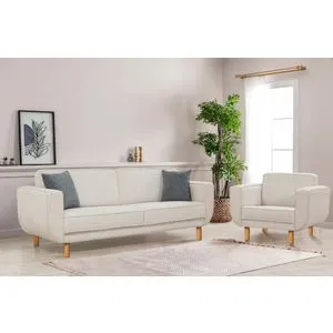 Lorus Set - Oak, Cream Oak
Cream Sofa-Bed Set