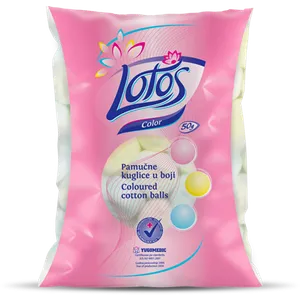Lotos color pamučne kuglice 50g, pamuk 100%