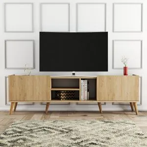 Lotus - 1350 Oak TV Stand