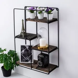 Lotus Black
Walnut Wall Shelf