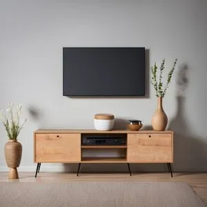 Lotus Oak
Black TV Stand