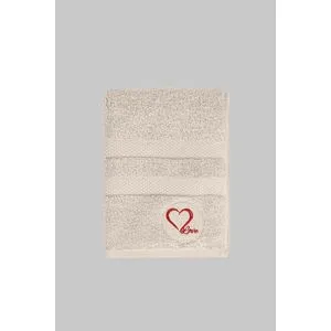 Love - Beige Beige Hand Towel