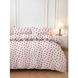 Love Heart Red
White Super King Quilt Cover Set (FR)