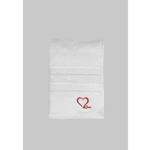 Love - White White Hand Towel