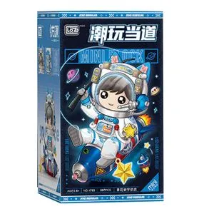 Loz - Blue and White Porcelain Astronauts