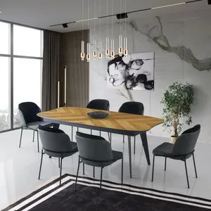 LR - 951 Oak
Black Dining Table