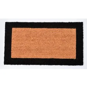LUANCE OTIRAČ BICOLORE 33X60 CM COCO/PVC SMEĐE-CRNA