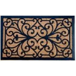 LUANCE OTIRAČ SALLY 40X60 CM BRAIDED COCO/GUMENI SMEĐA 1401804