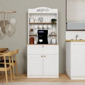Lucas 1600-93 White Coffee Stand