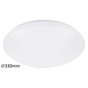 Lucas plafonjera LED 18W, 4000K, 33 cm bela IP20 (3435)