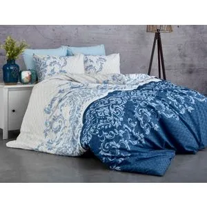 Lucca - Blue Blue
White Ranforce Single Quilt Cover Set (FR)