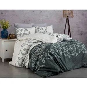 Lucca - Grey Grey
White Ranforce King Quilt Cover Set (FR)