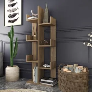 Luisa - Walnut Walnut Bookshelf