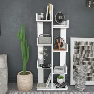 Luisa - White White Bookshelf