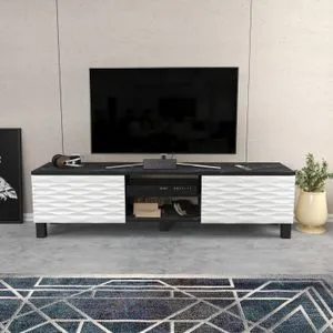 Lukas - Black, White Black
White TV Stand