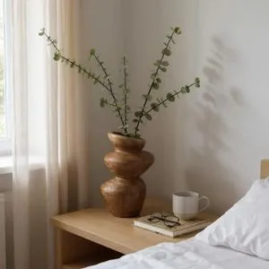 Luma - Brown Brown Decorative Pot