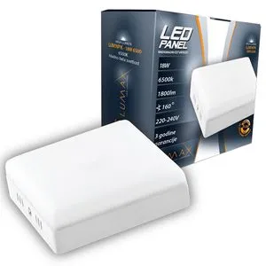 Lumax Led Panel High Lumen LUMNPK-18W 6500K Nadgradni-Cetvrtasti 1800 lm