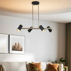 Lume - 70-04-L Black
Antique Lacquer Chandelier