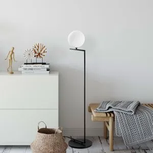 Luminar - 14180 Black Floor Lamp