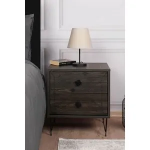 Luna - Dark Brown Dark Brown Nightstand
