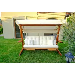 Luna Deluxe 2600 - Beige Natural
Beige Garden Triple Swing Chair