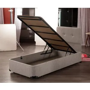 Luna Single - 90x190 Beige Single Bed Base
