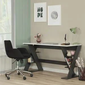 Lungo - Anthracite, White Anthracite
White Study Desk