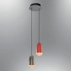 Luster 2804-2A-28 u Crvenoj i Braon Boji
