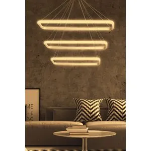 Luster Beli LIG04280205D sa LED Tehnologijom