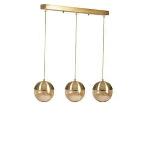 Luster Küre 8709-5 Gold sa Zlatnim Detaljima