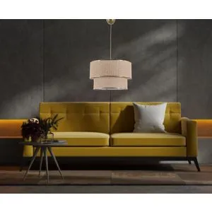 Luster od korala u ecru i smeđoj boji