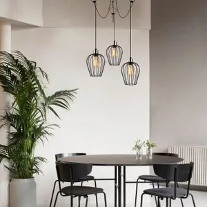 Luster Tel - 6686 Black Chandelier