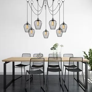 Luster Tel - 6696 Black Chandelier