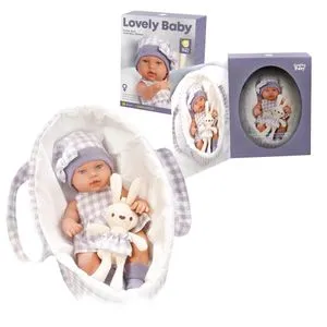 Lutka Lovely Baby 33cm u nosiljci