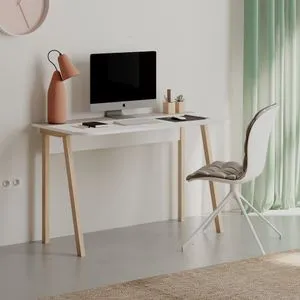 Luton - White, Light Mocha Light Mocha
White Study Desk