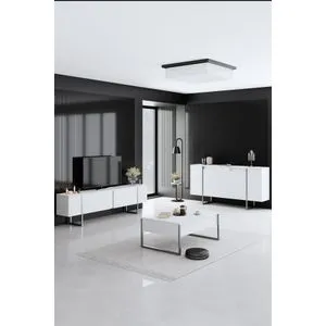 Luxe - White, Silver White
Silver Living Room Furniture Set