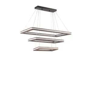 Lüx Bergama 3 Lü Yanık Ledli Avize - Copper Chandelier