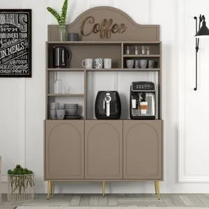 Lyon 120 - Atlas, Gold Atlas
Gold Coffee Bar Cabinet