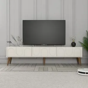 Lyon 44 - Cream, Walnut Cream
Walnut TV Stand