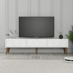 Lyon 44 - White, Walnut White
Walnut TV Unit