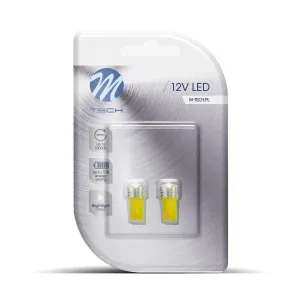 M-Tech LED sijalica W5W 12 V 1 W, žuto kućište, 2 kom