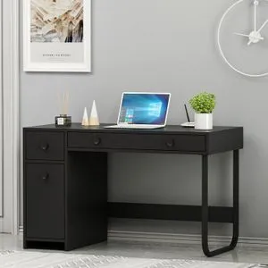 ÇM002 Asil - Black Black Study Desk